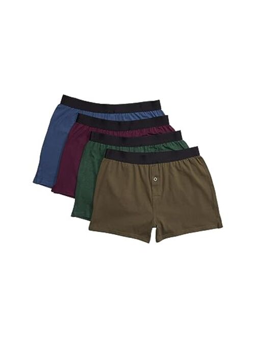 PACT Knit Boxers 4-Pack