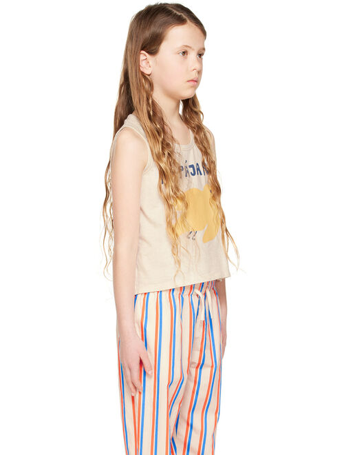 TINYCOTTONS Kids Beige 'El Pajaro' Tank Top