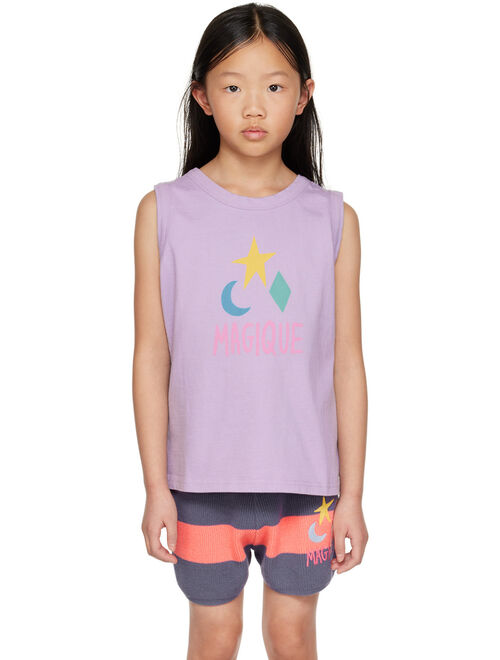 JELLYMALLOW Kids Purple 'Magique' Tank Top