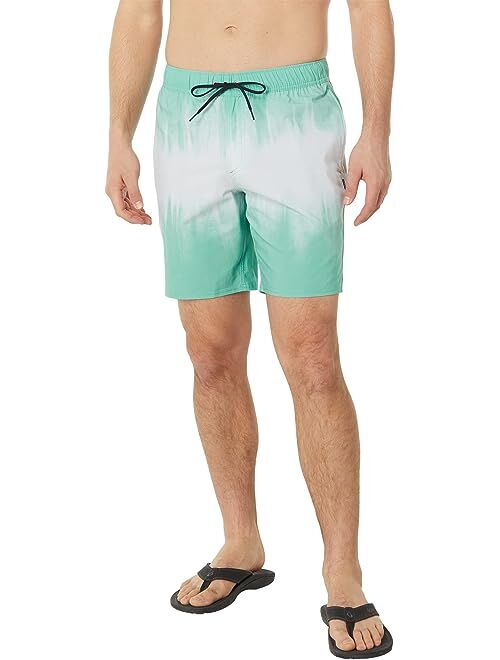 O'Neill Stockton Print E-Waist 18" Hybrid Shorts