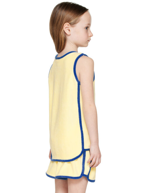 MAISON TADABOUM Kids Yellow Lucie Tank Top