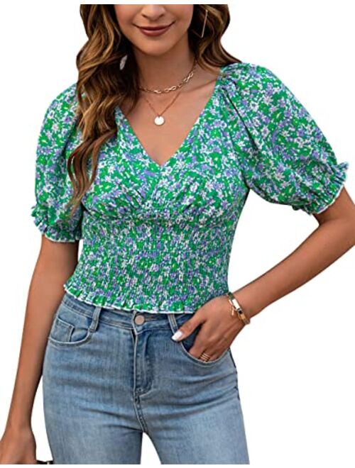 Blooming Jelly Women's Crop Tops Y2k Shirts Summer Sexy Going Out Outfits Fashion 2023