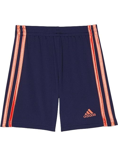 adidas Kids Classic Mesh 3-Stripes Shorts (Toddler/Little Kids)