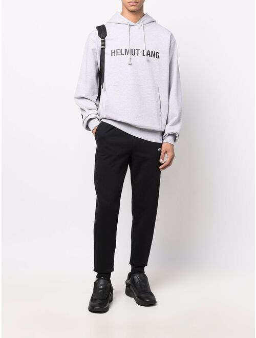 Helmut Lang logo-print tapered track pants