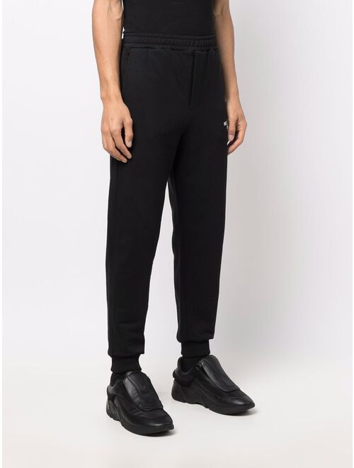 Helmut Lang logo-print tapered track pants