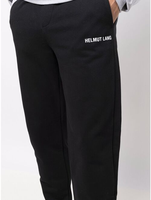 Helmut Lang logo-print tapered track pants