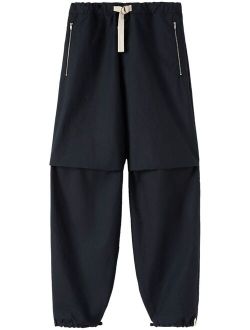 Jil Sander panelled-design tapered-leg trousers