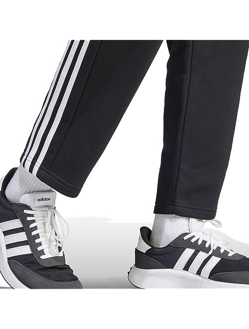 adidas Essentials Fleece Open Hem 3-Stripes Pants