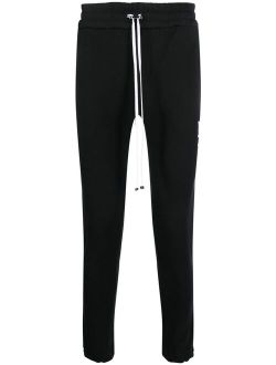 logo-embroidered track pants