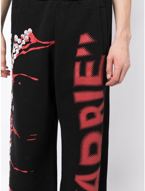 JW Anderson Carrie slip-on track pants