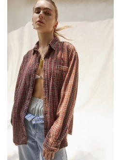 Vintage Acid Wash Flannel Shirt