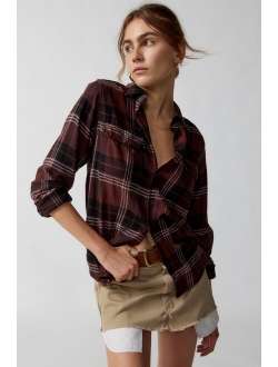 Vintage Shrunken Flannel Shirt