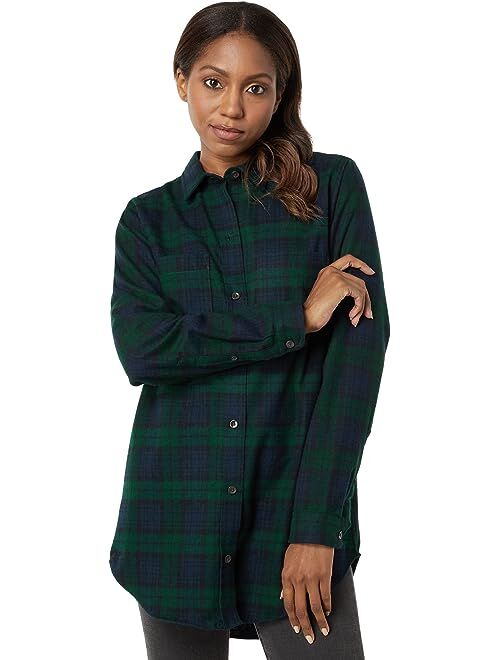 L.L.Bean Scotch Plaid Flannel Tunic