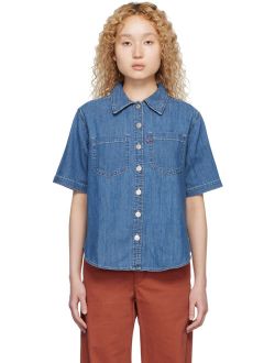 Blue Caden Denim Shirt