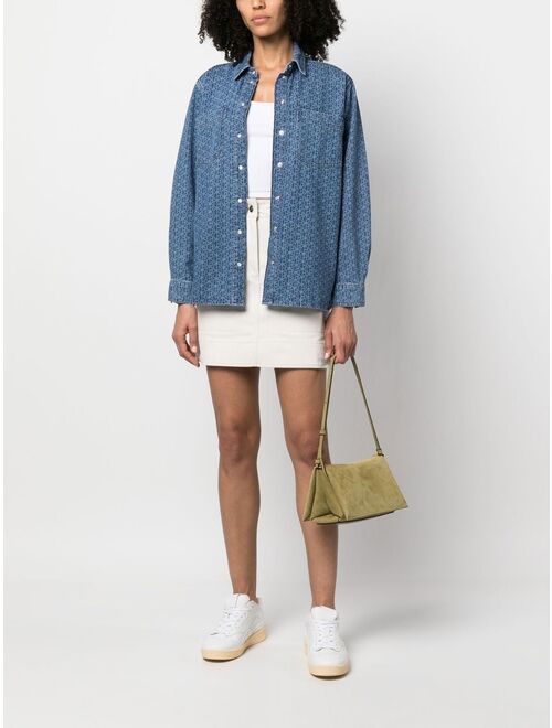 Claudie Pierlot monogram denim shirt