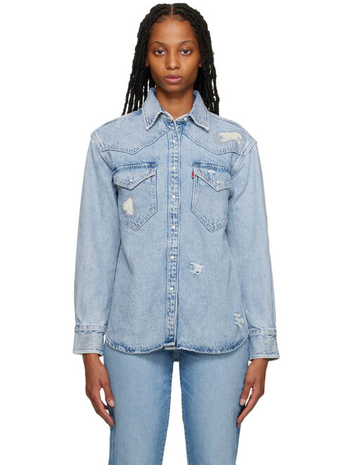 Levi's Blue Dylan Denim Shirt