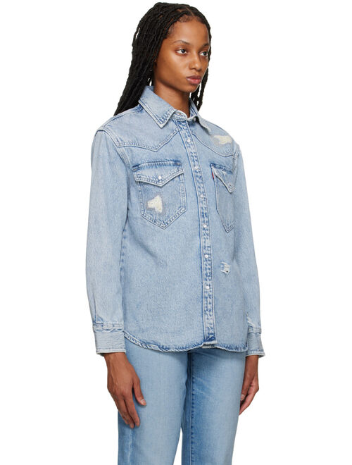 Levi's Blue Dylan Denim Shirt