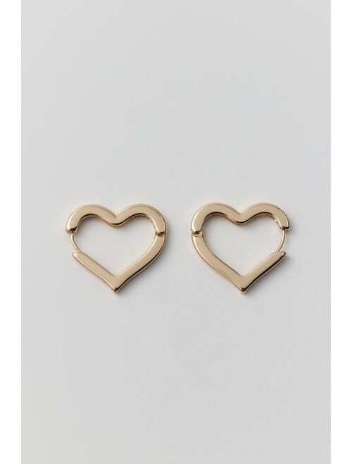 Urban Outfitters Heart Hoop Earring