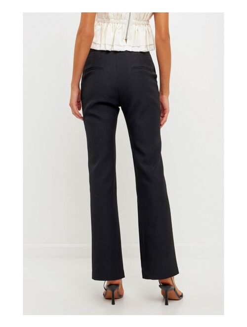 ENDLESS ROSE Women's Slim Fit Trousers