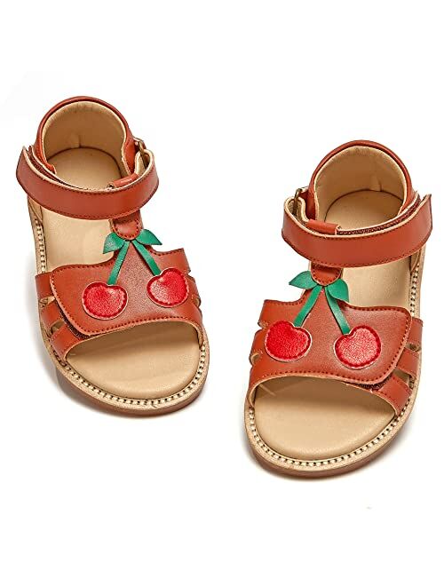 GINFIVE Toddler Girls Sandals Little Girls Kids Shoes Girls Toddler Sandals