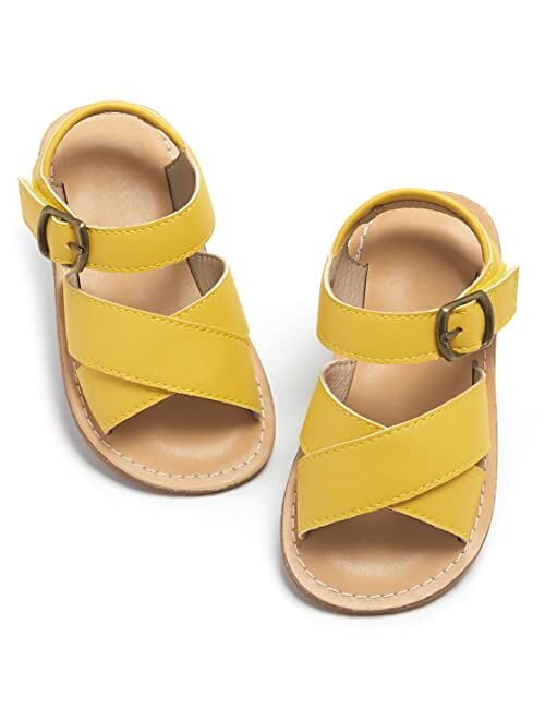 GINFIVE Toddler Girls Sandals Little Girls Kids Shoes Girls Toddler Sandals