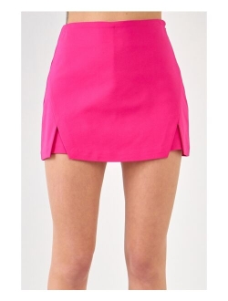 Women's Cut Out Mini Skort