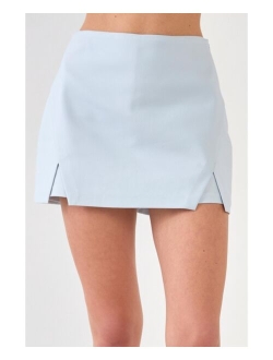 Women's Cut Out Mini Skort