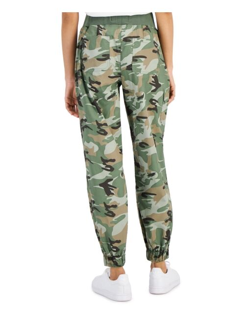 ALMOST FAMOUS Juniors' Poplin Cargo Pants