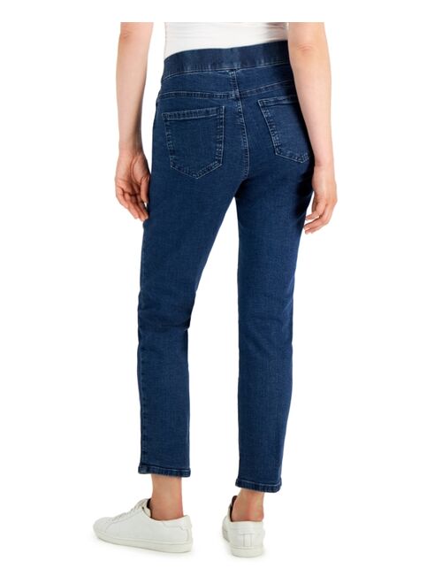 Karen Scott Petite Pull-On Denim, Created for Macy's