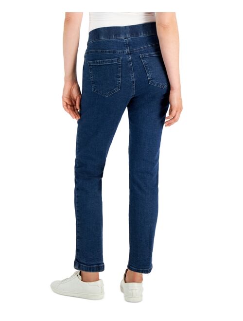 Karen Scott Petite Pull-On Denim, Created for Macy's