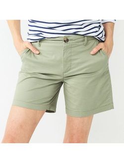 Relaxed Button Chino Short