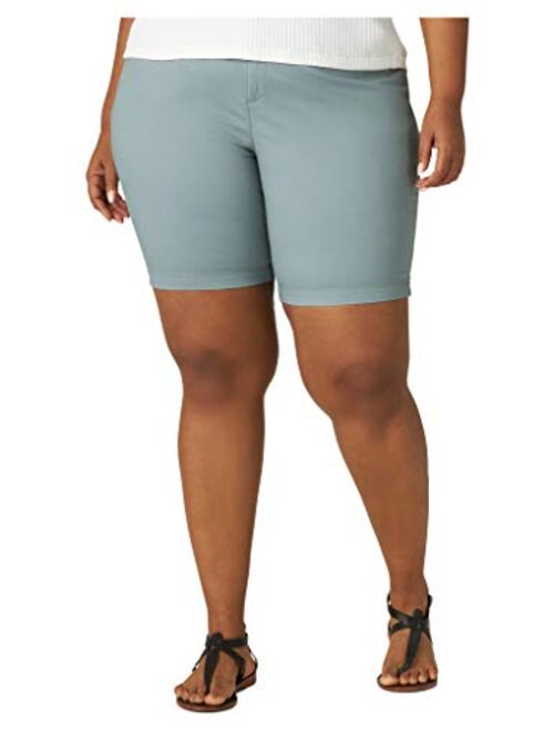 Lee Women's Plus Size Regular Fit Chino Bermuda Short