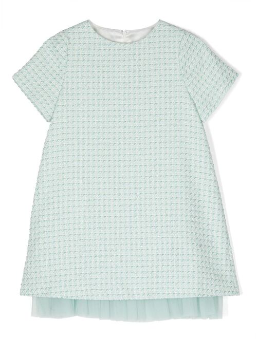 Simonetta short-sleeve tweed dress