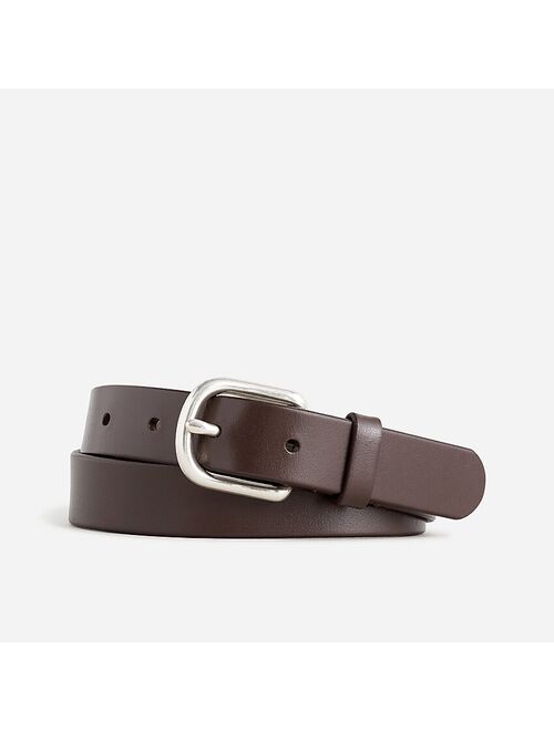 Kids' braided leather belt