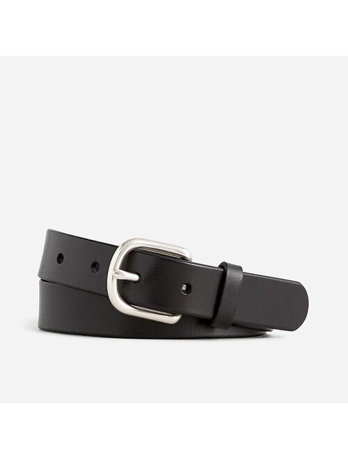 Kids' braided leather belt