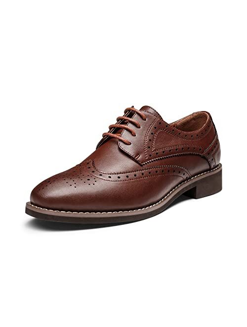 Bruno Marc Women's Classic Oxfords Lace Up Business Formal Wingtip Brogue Dress Shoes