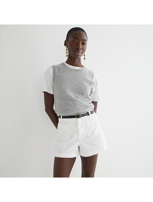 J.Crew New patch-pocket chino short in gingham