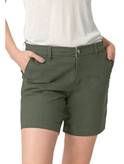 ellos Women's Plus Size Chino Shorts