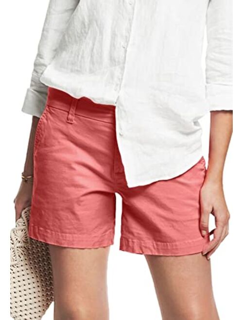 ellos Women's Plus Size Chino Shorts