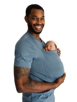 Lalabu Dad Shirt | Baby Carrier | Kangaroo Shirt | Babywearing | for Dads (Medium, Brook)