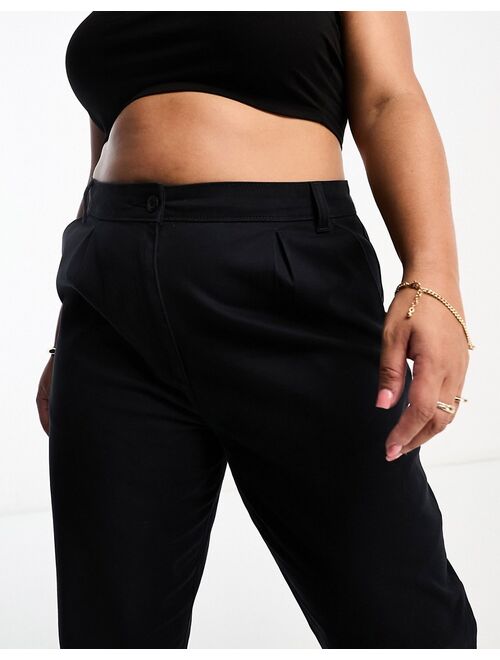 ASOS Curve ASOS DESIGN Curve chino pants in black