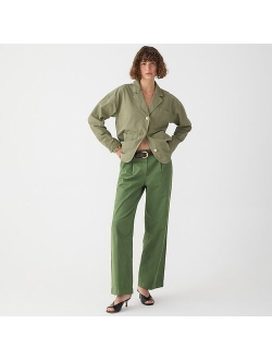 Pleated capeside chino pant