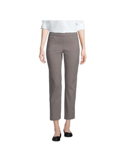 School Uniform Women's Mid Rise Pull On Knockabout Chino Crop Pants