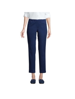 School Uniform Women's Mid Rise Pull On Knockabout Chino Crop Pants