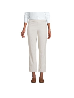 School Uniform Women's Mid Rise Pull On Knockabout Chino Crop Pants