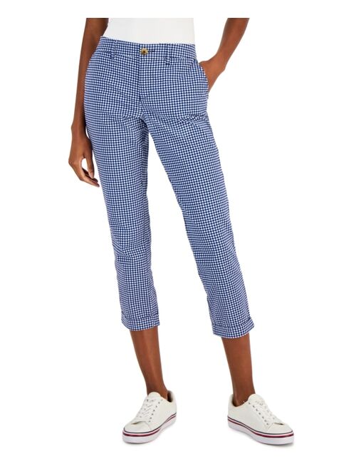 Tommy Hilfiger Women's Hampton Chino Gingham Pants