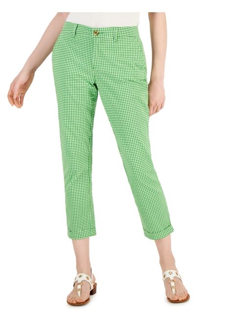 Tommy Hilfiger Women's Hampton Chino Gingham Pants