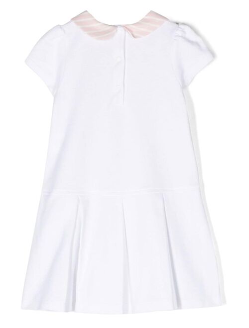 Patachou ruffle-detailing pleated dress