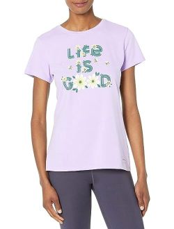 Life is Good Daisy Bees Short Sleeve Crusher Tee