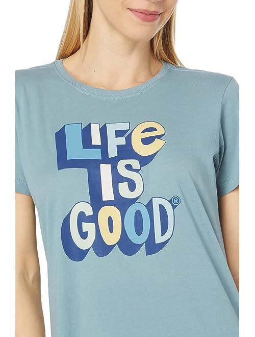 Life is Good Freestyle Short Sleeve Crusher-Lite Tee